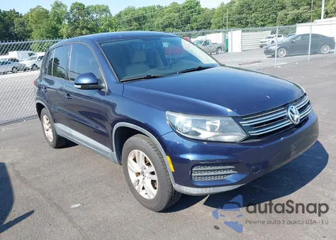 2012 Volkswagen Tiguan Le из США, поврежденный, VIN WVGAV7AX2CW582223